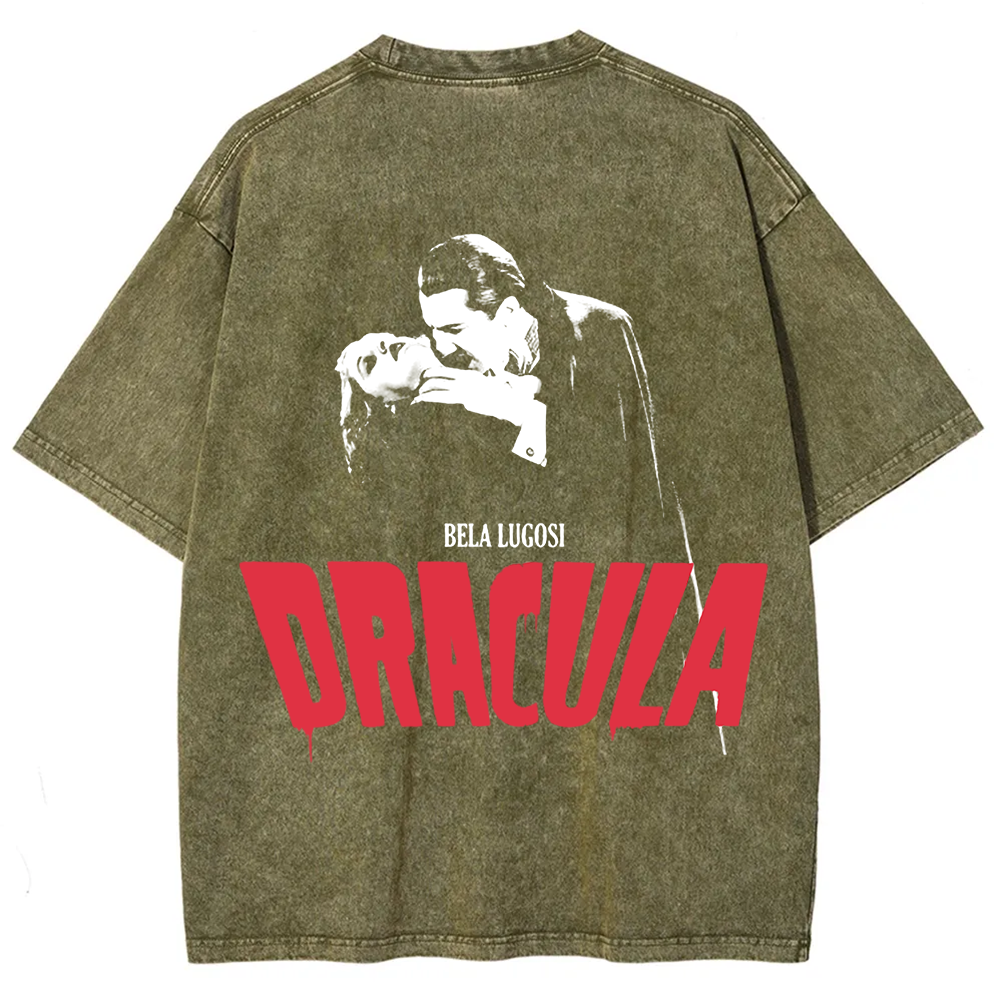 Unisex Vintage Dracula vampire horror movie t-Shirt
