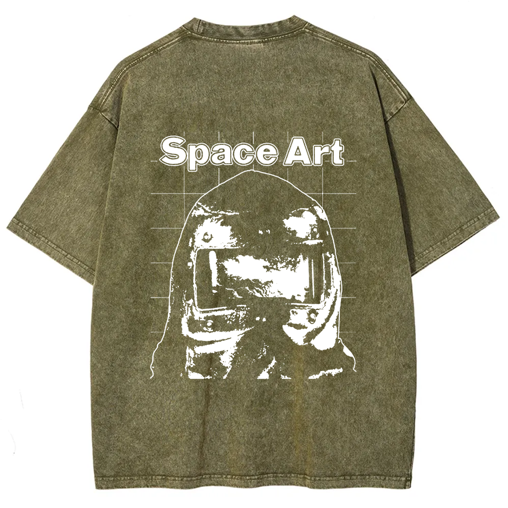 Unisex Vintage Space Art Band t-Shirt