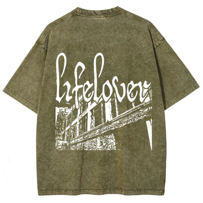 Unisex Vintage Lifelover Band t-Shirt