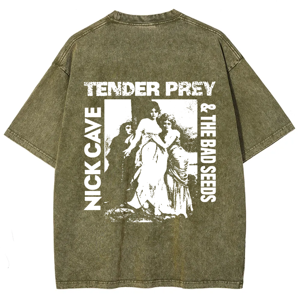 Unisex VintageNick Cave and the Bad Seeds Band Tender Prey Music t-Shirt