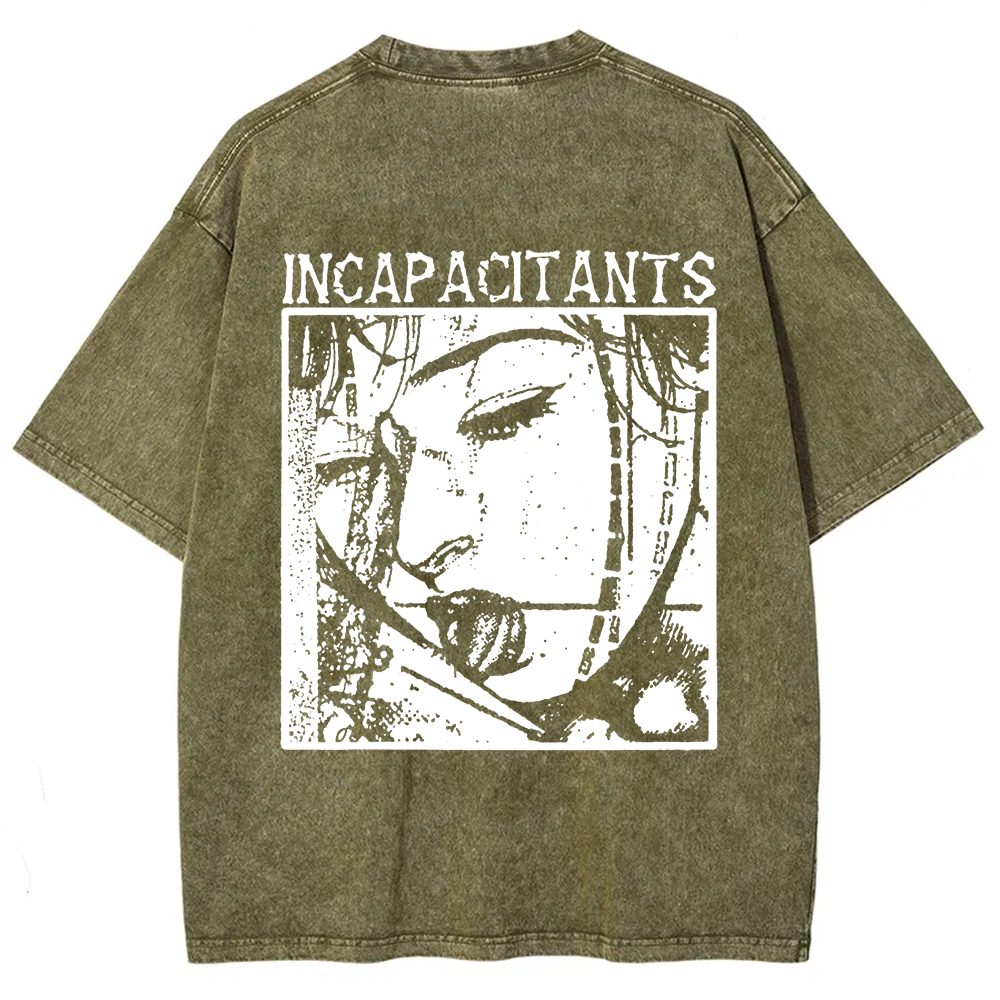 Unisex Vintage Incapacitants Band t-Shirt