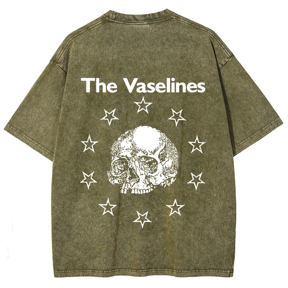 Unisex Vintage The Vaselines Rock Band  t-Shirt