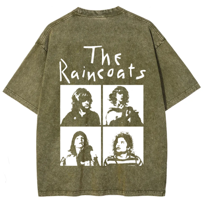 Unisex Vintage The Raincoats Punk Band t-Shirt