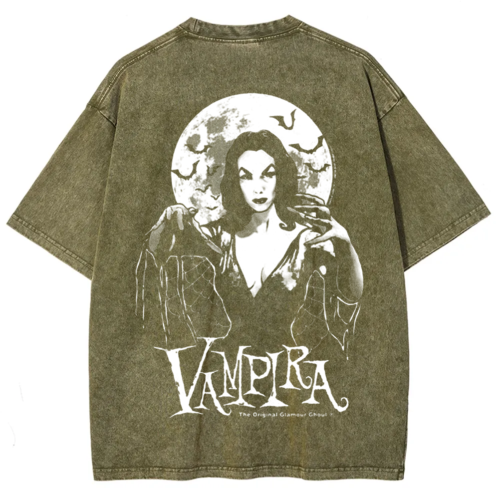 Unisex Vintage Vampira Singer  t-Shirt