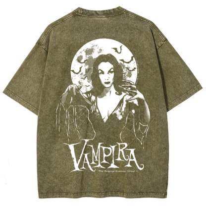 Unisex Vintage Vampira Singer  t-Shirt
