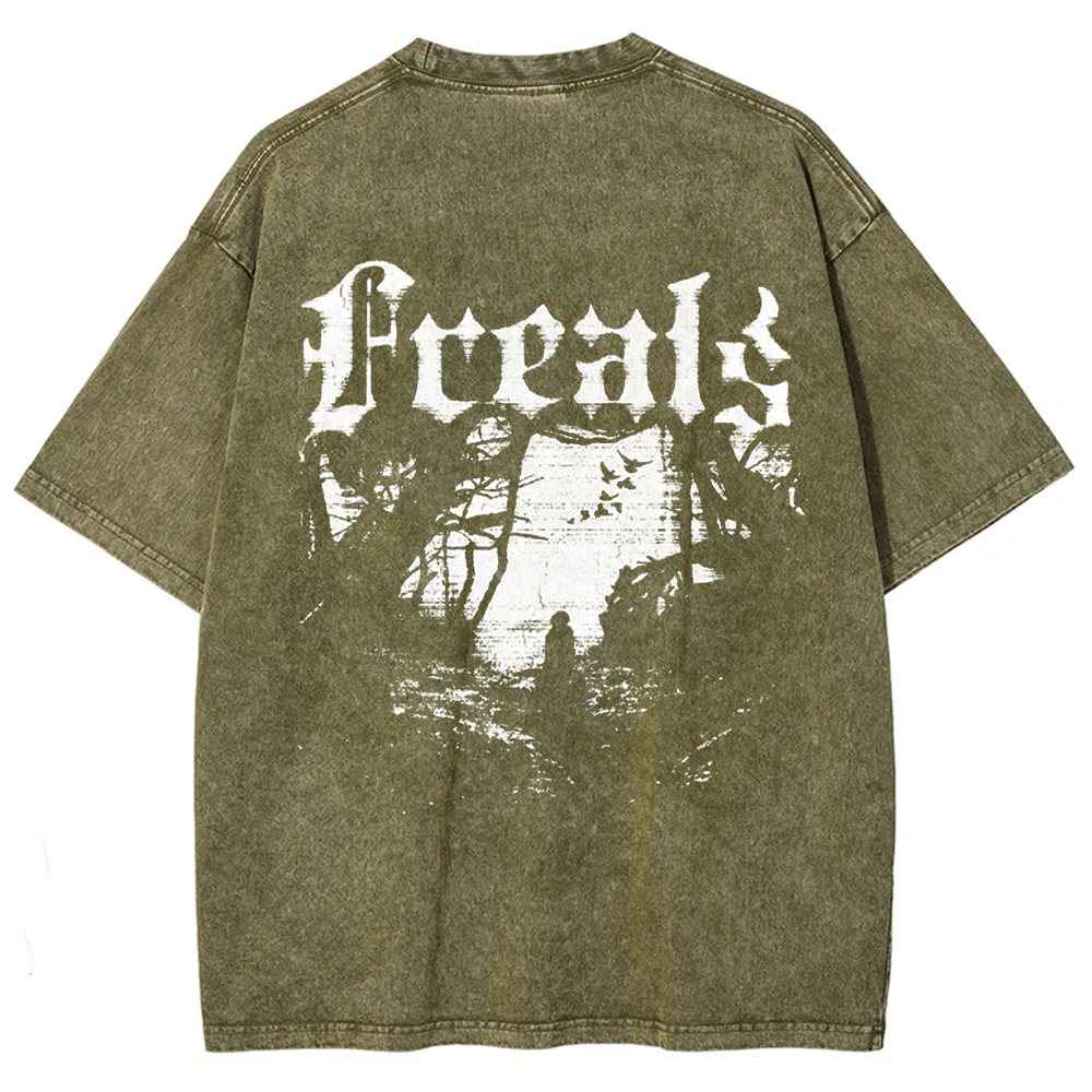 Unisex Vintage Freaks Horror Movie t-Shirt