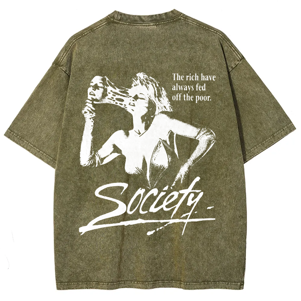 Unisex Vintage Society Film Horror Movie t-Shirt