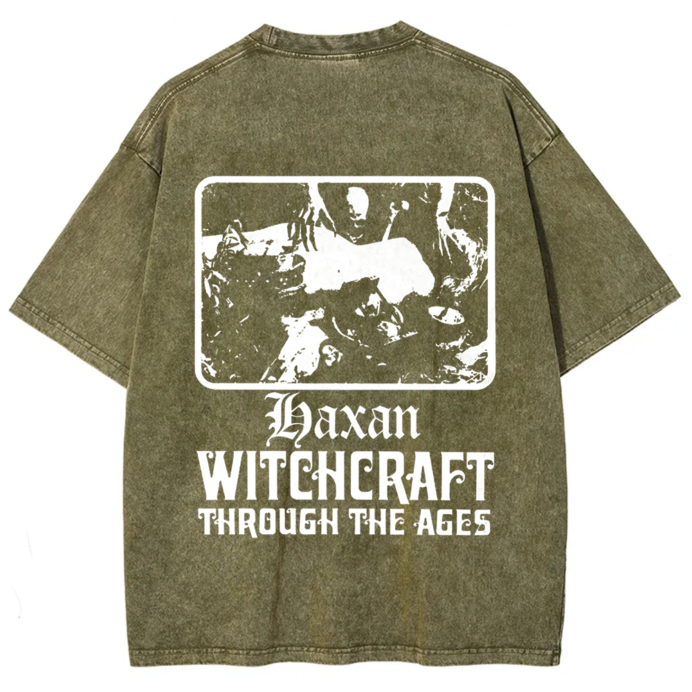 Unisex Vintage Häxan Witchcraft Through The Ages Horror Movie t-Shirt