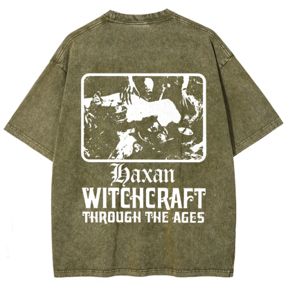 Unisex Vintage Häxan Witchcraft Through The Ages Horror Movie t-Shirt