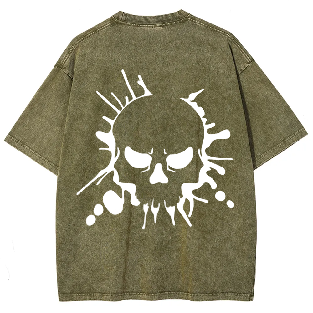Unisex Vintage Skull Art t-Shirt