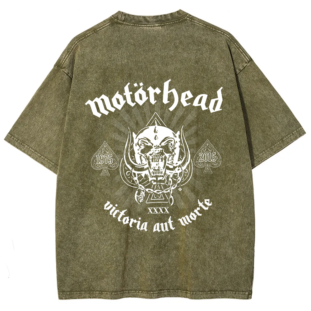 Unisex Vintage  Motörhead  Cotton Motorhead Heavy Metal Band t-Shirt