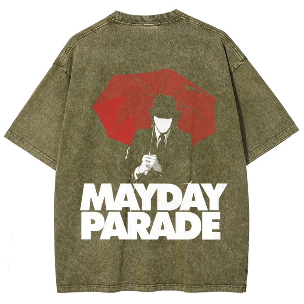 Unisex Vintage  Mayday Parade Rock Band  t-Shirt