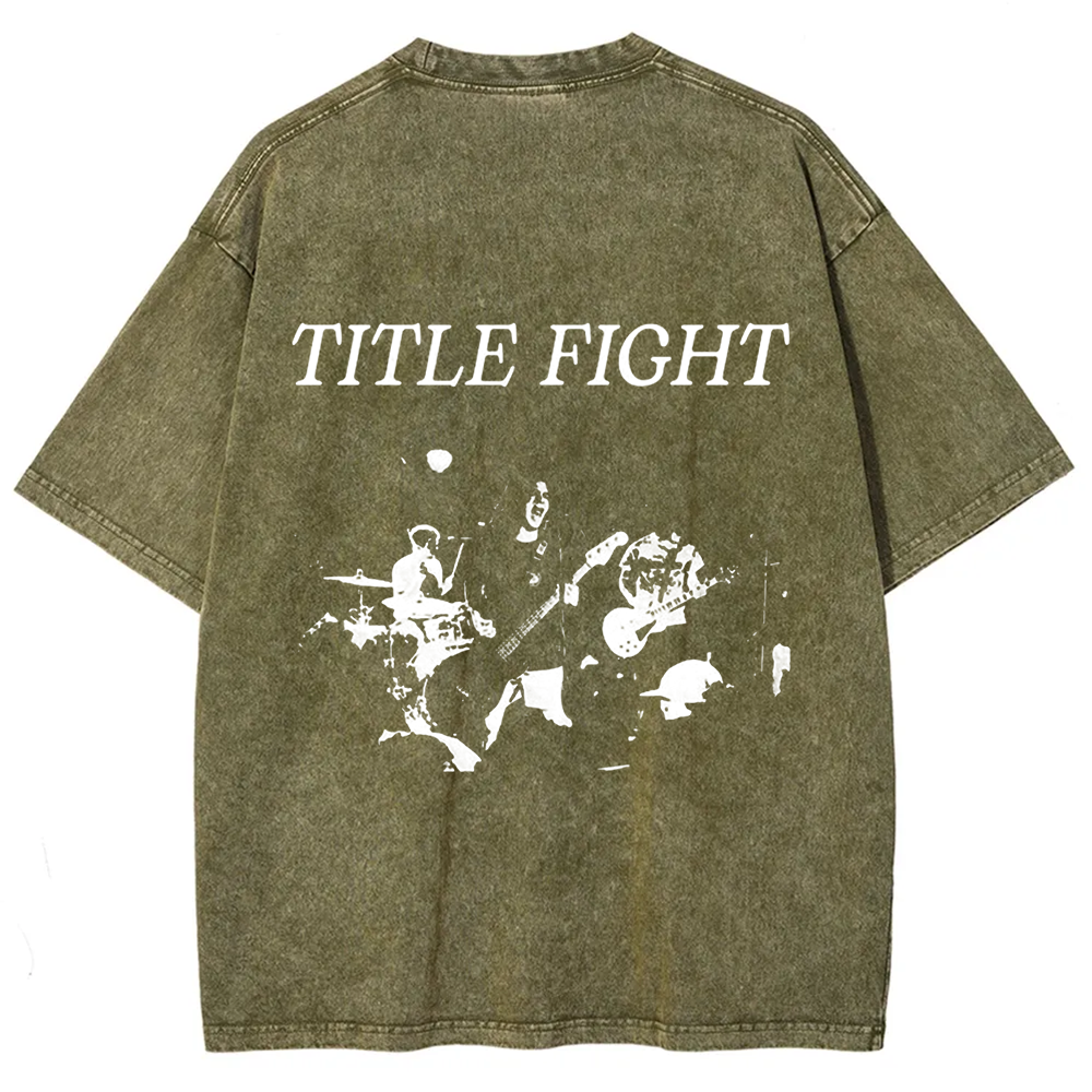Unisex Vintage Title Fight Band t-Shirt
