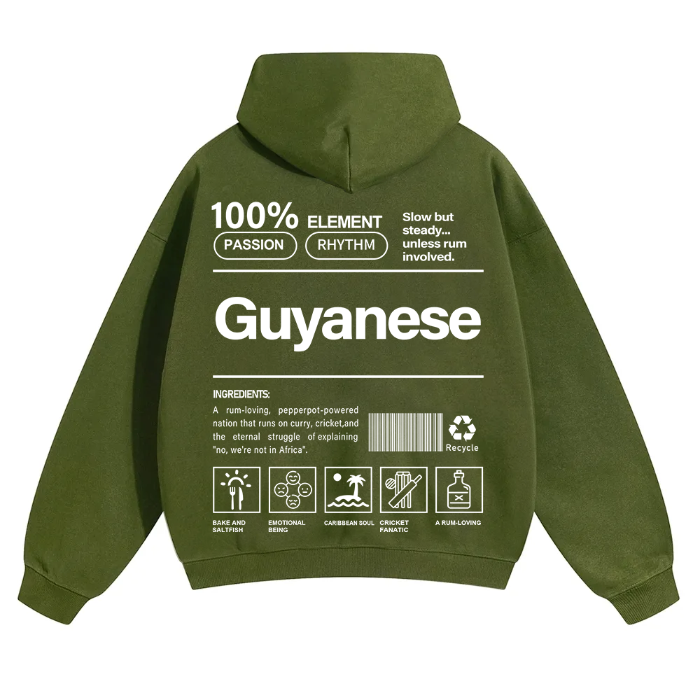 Guyanese Unisex Fit Color Hoodie wearishow