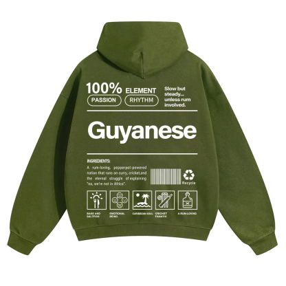 Guyanese Unisex Fit Color Hoodie wearishow