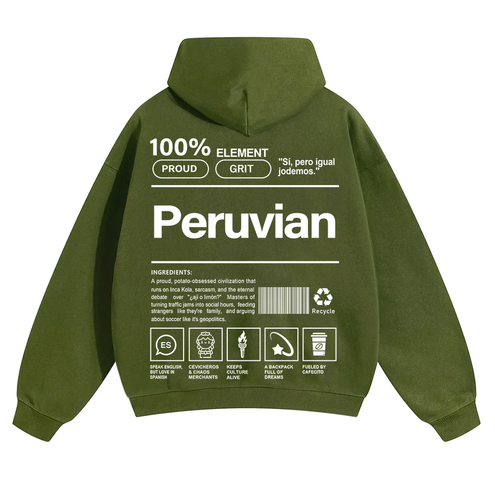 Peruvian Unisex Fit Color Hoodie wearishow