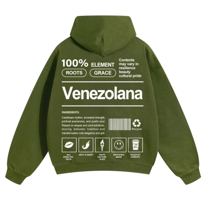 Venezolana Unisex Fit Color Hoodie wearishow