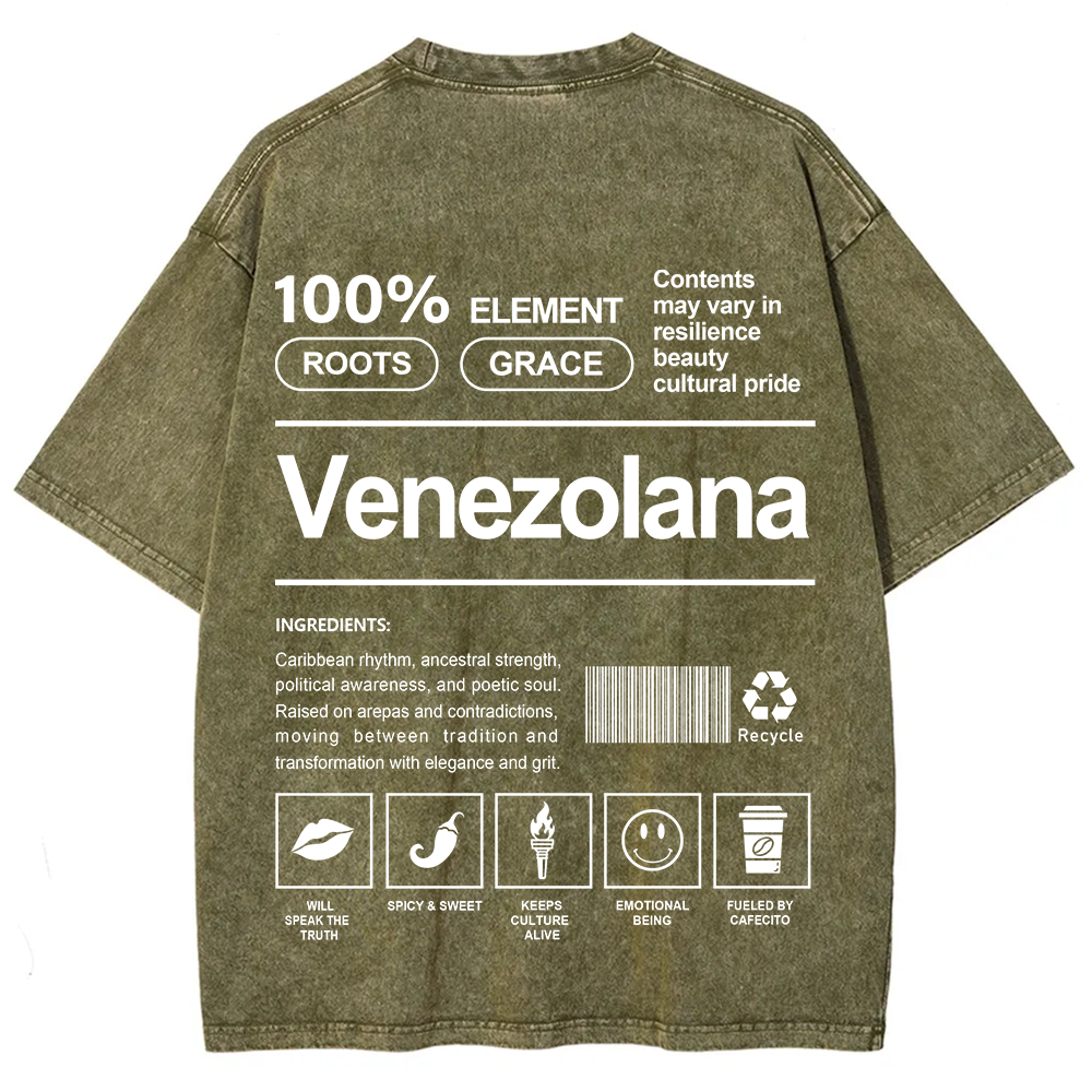 Venezolana Unisex Fit  Washed T-Shirt