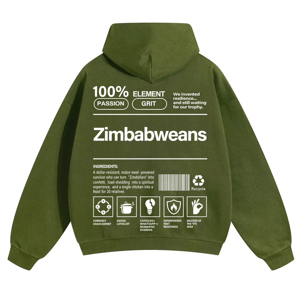 Zimbabweans Unisex Fit Color Hoodie wearishow