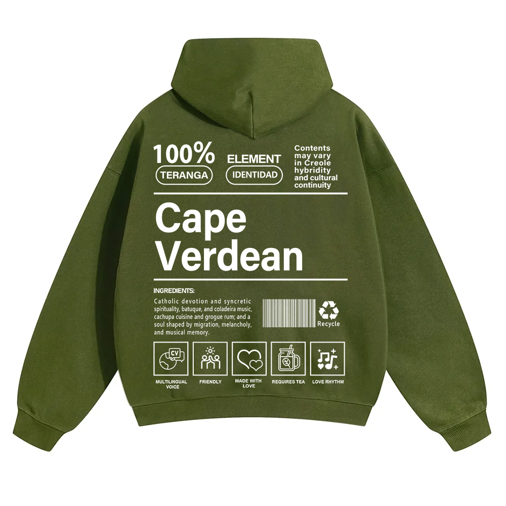 Cape Verdean Unisex Fit Color Hoodie wearishow