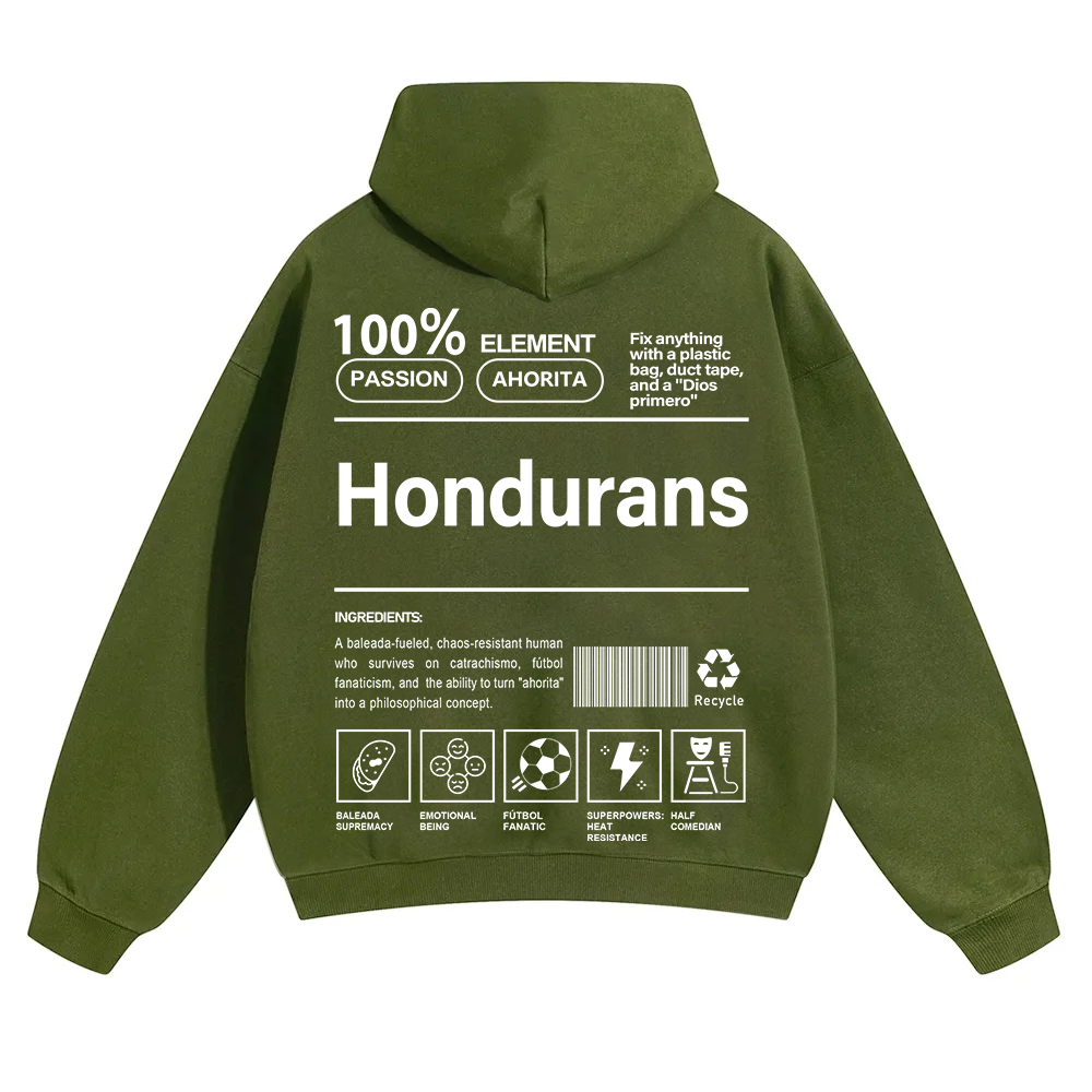 Hondurans Unisex Fit Color Hoodie wearishow