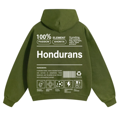 Hondurans Unisex Fit Color Hoodie wearishow