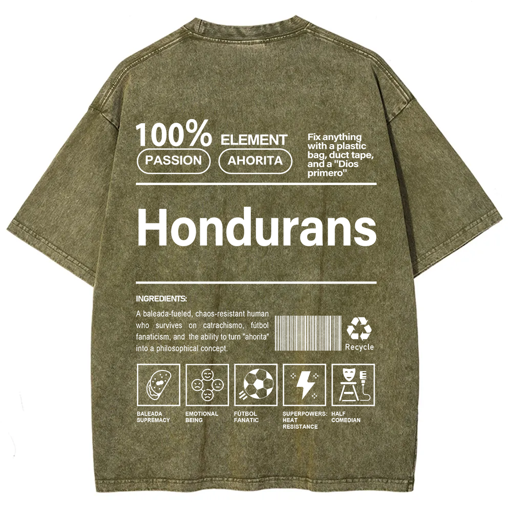 Hondurans Unisex Fit  Washed T-Shirt