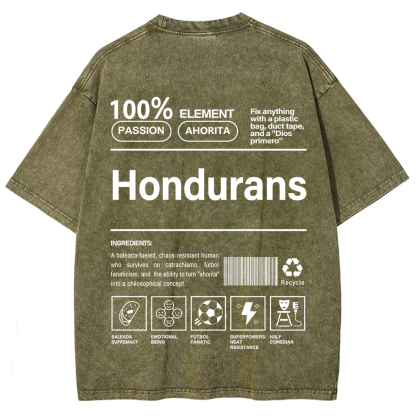 Hondurans Unisex Fit  Washed T-Shirt