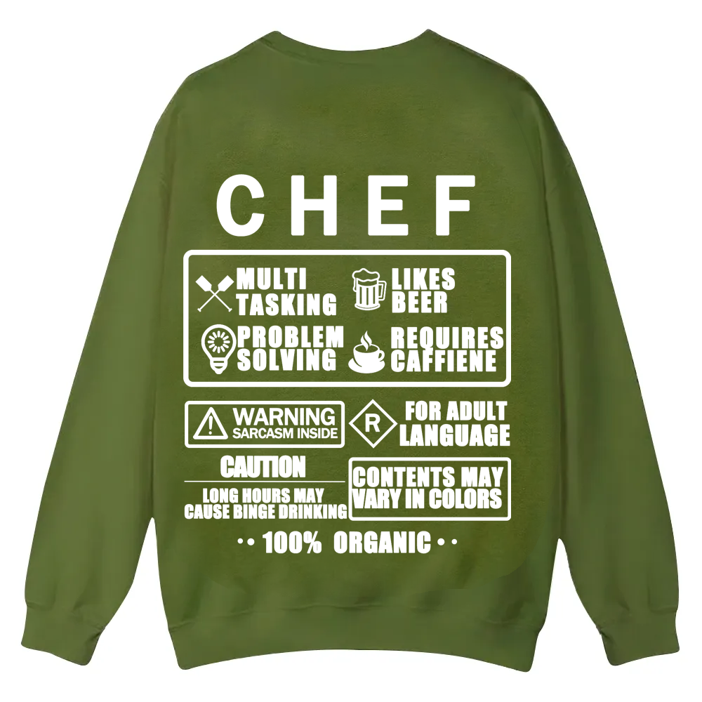  Chef Casual Crewneck Sweatshirt