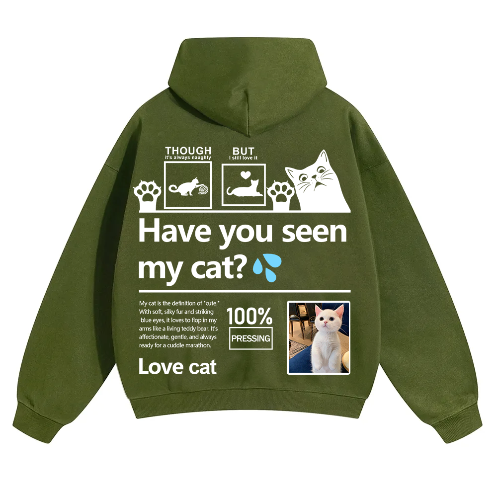 Cat Trick Customized Unisex Solid Color Hoodie wearishow