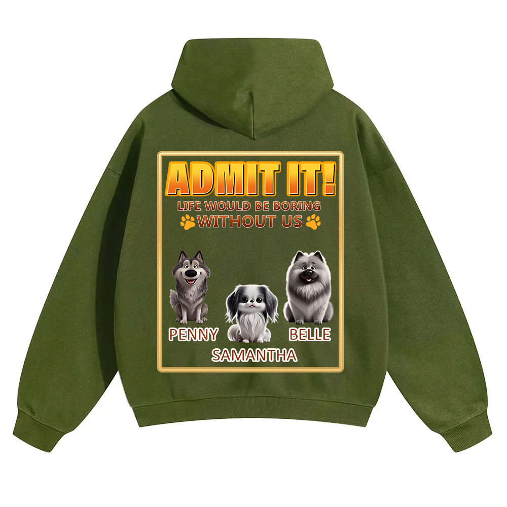 Life Would Be Boring Without Me - Personalized Custom Unisex Soild Color Hoodies wearishow