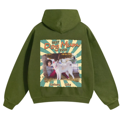 Retro Funny Dog Shirt Photo - Personalized Custom Unisex Soild Color Hoodies wearishow