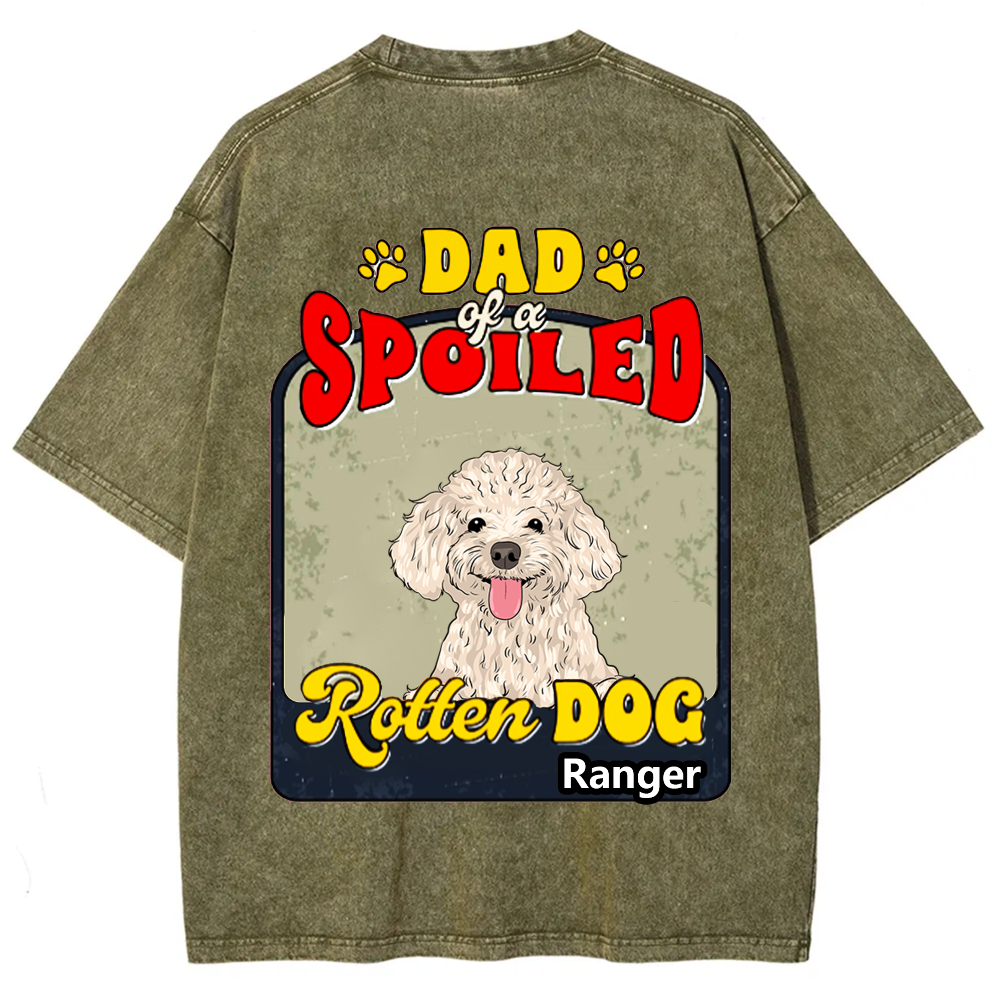 Spoiled Rotten Dog Named - Personalized Custom Unisex T-shirt