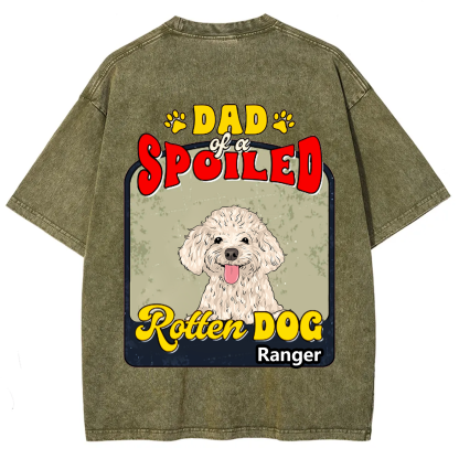 Spoiled Rotten Dog Named - Personalized Custom Unisex T-shirt