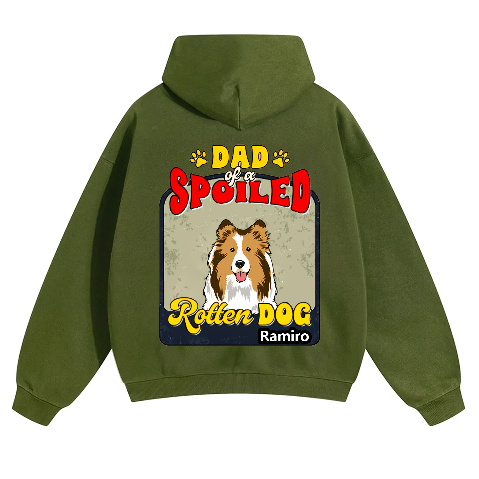 Spoiled Rotten Dog Named - Personalized Custom Unisex Hoodie