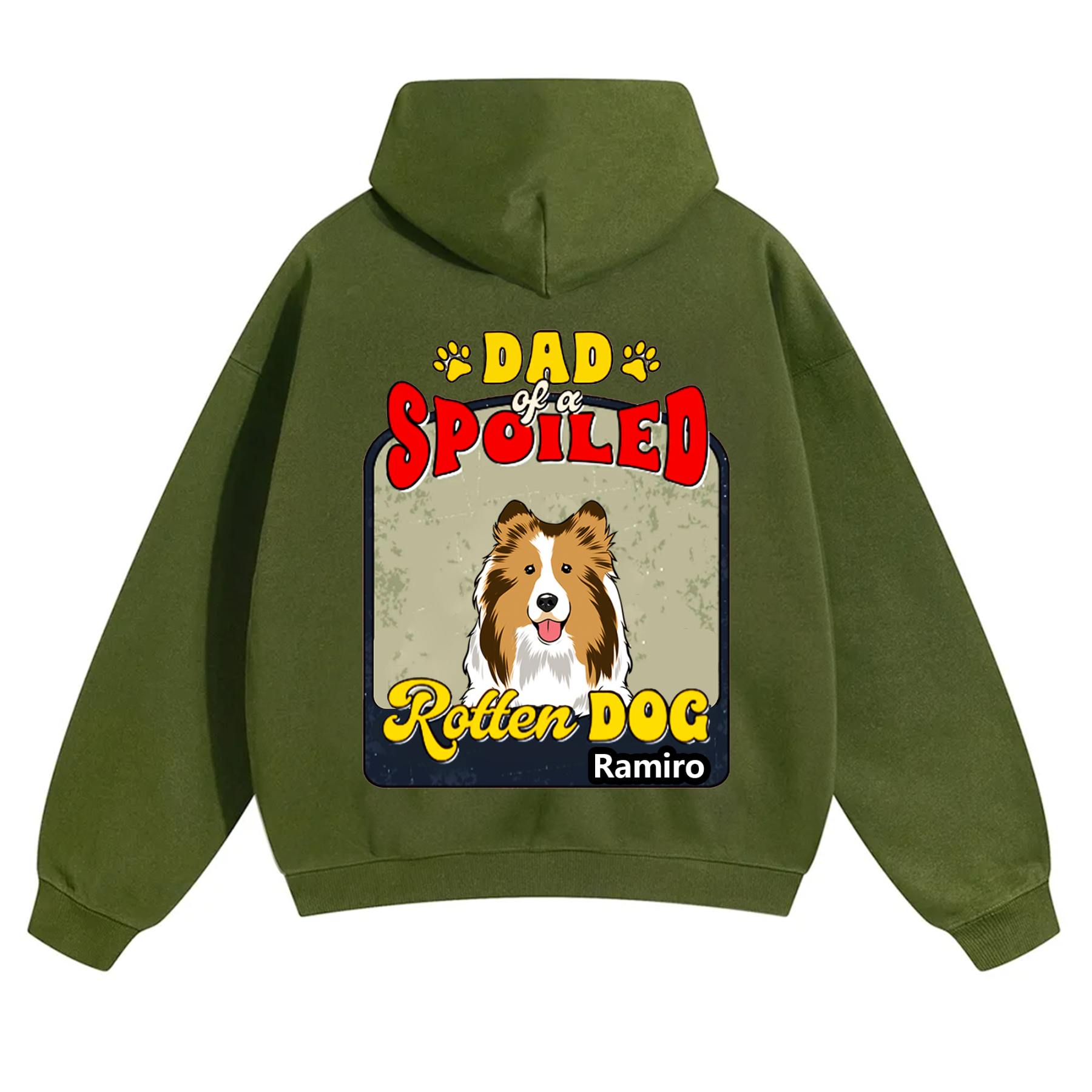 Spoiled Rotten Dog Named - Personalized Custom Unisex Hoodie