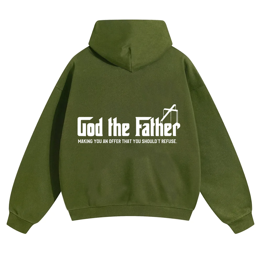 God The Father Christian Unisex Solid Color Hoodie wearishow