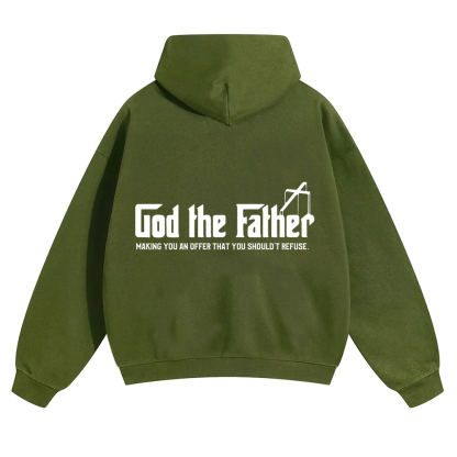 God The Father Christian Unisex Solid Color Hoodie wearishow
