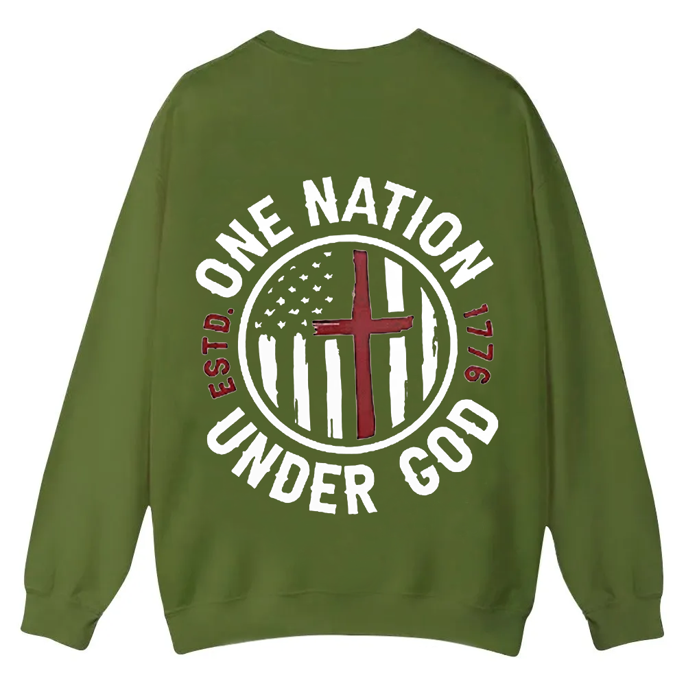 Christianity Casual Crewneck Sweatshirt wearishow