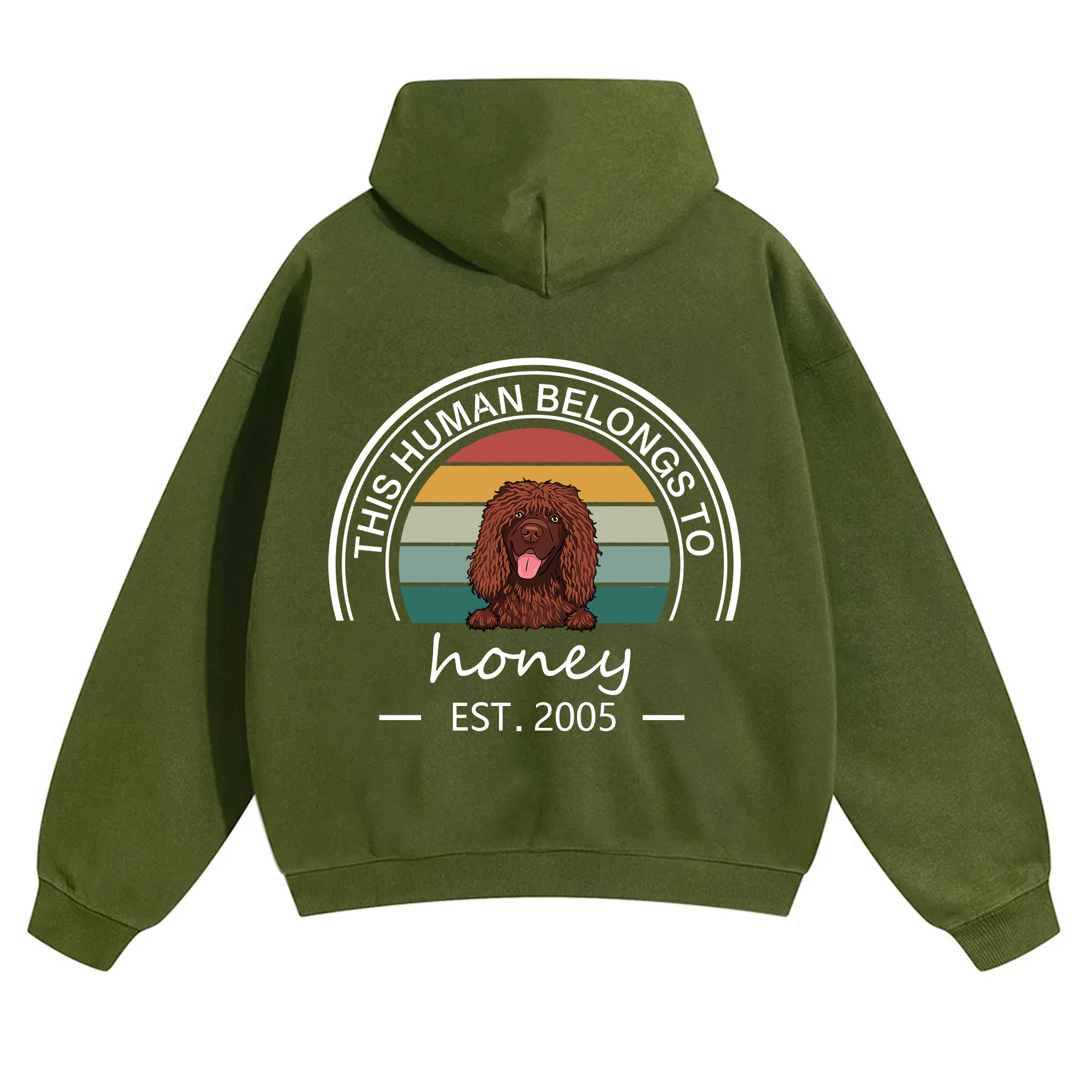 This Human Belongs To 3 - Personalized Custom Unisex Hoodie