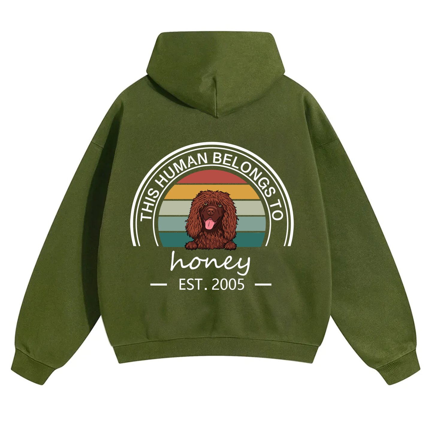 This Human Belongs To 3 - Personalized Custom Unisex Hoodie