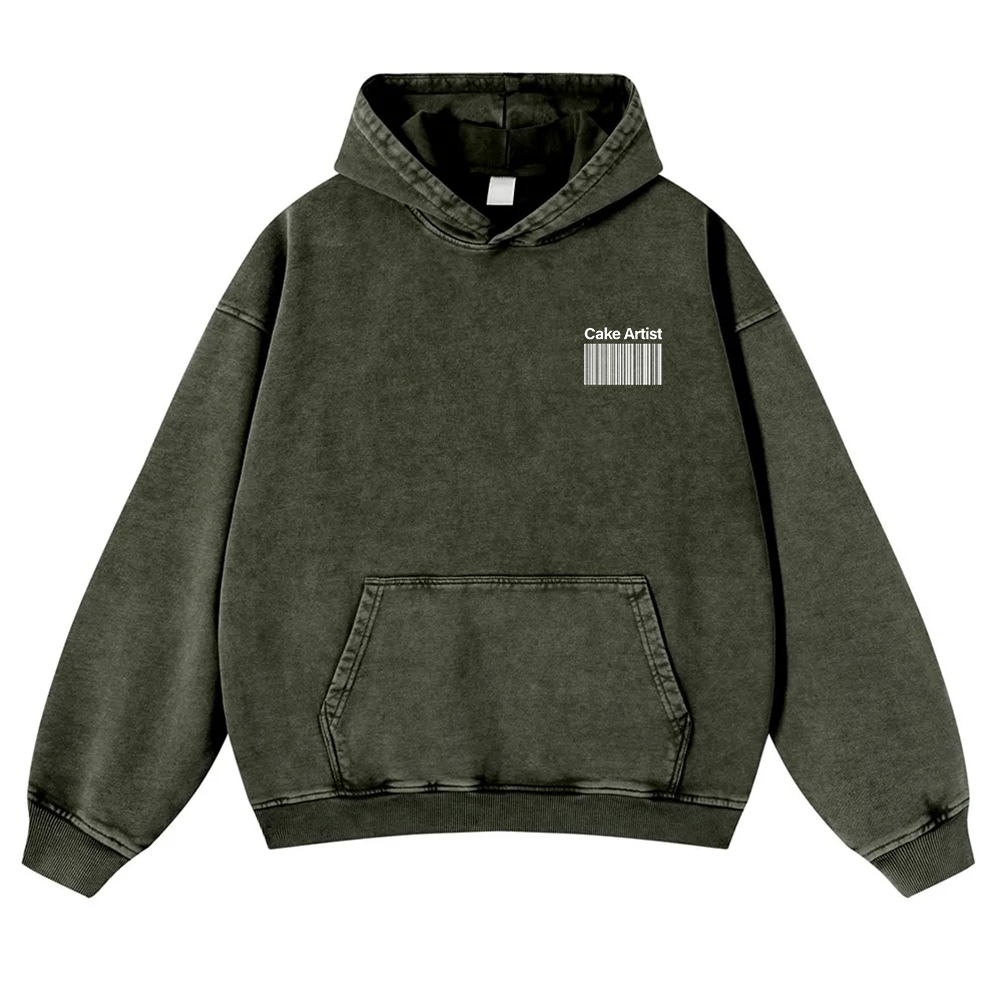 Cake Artist Washed Hoodie wearishow