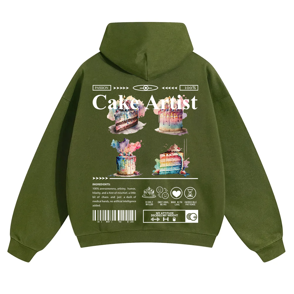 Cake Artist  Unisex Solid Color Hoodie wearishow