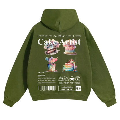 Cake Artist  Unisex Solid Color Hoodie wearishow