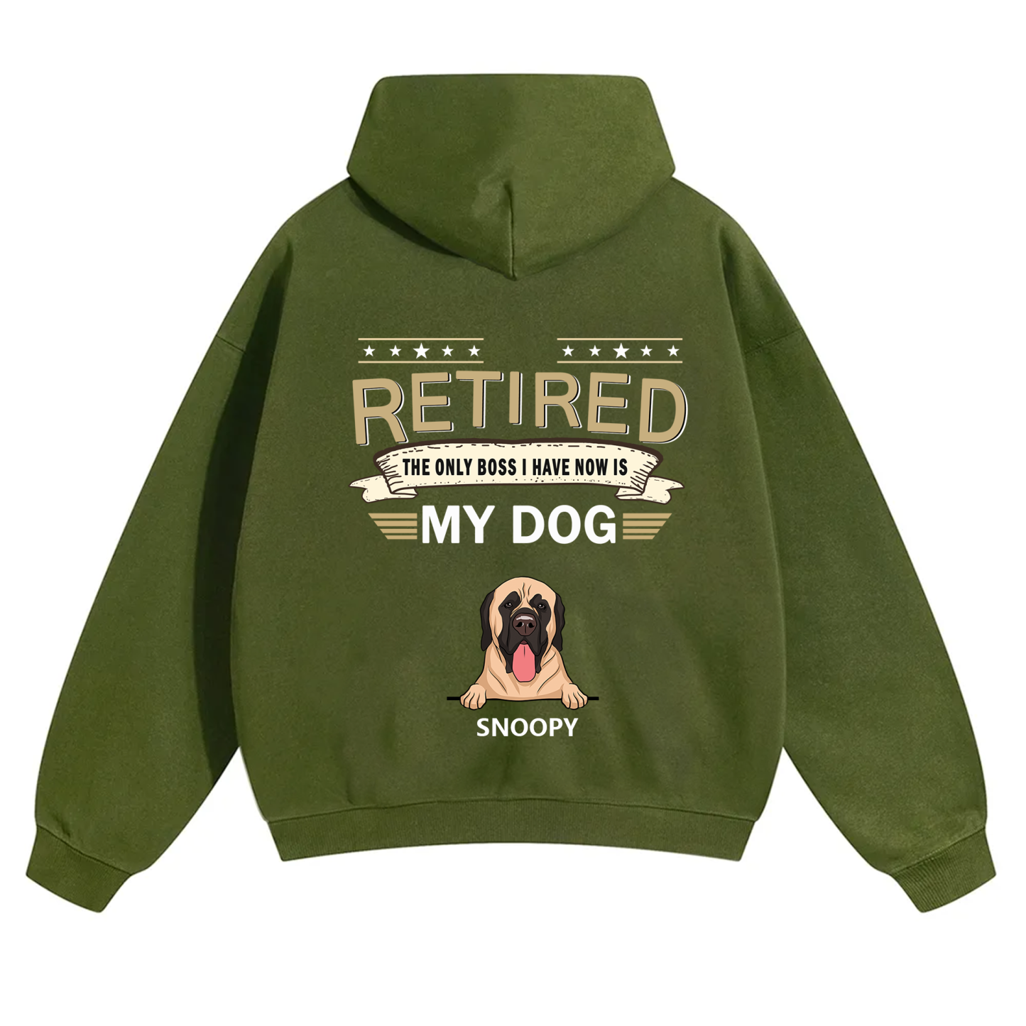 The Only Boss I Have - Personalized Custom Unisex Hoodie