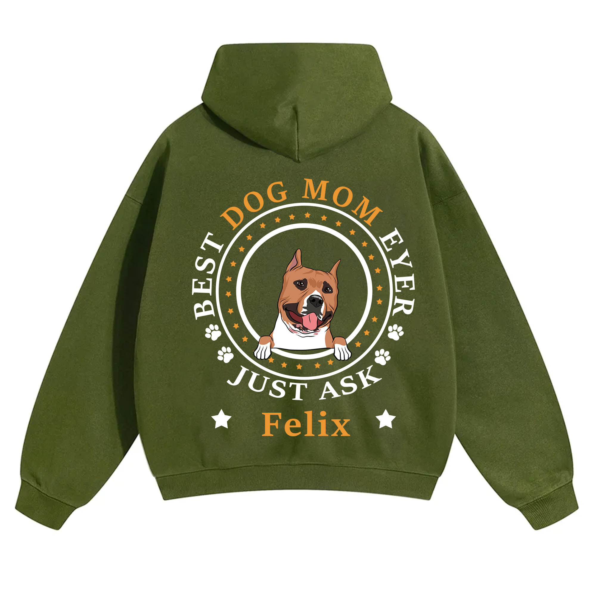 Best Dog Dad/Dog Mum Circle - Personalized Custom Unisex Hoodie