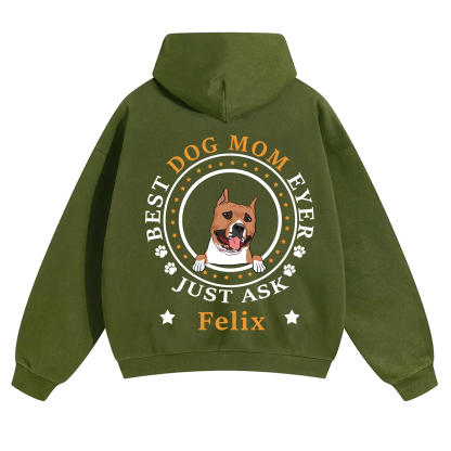 Best Dog Dad/Dog Mum Circle - Personalized Custom Unisex Hoodie
