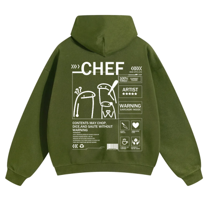Chef Solid Color Unisex Hoodie