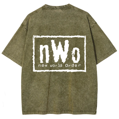 Wrestling Washed Nwo New World Order WWE T-Shirt