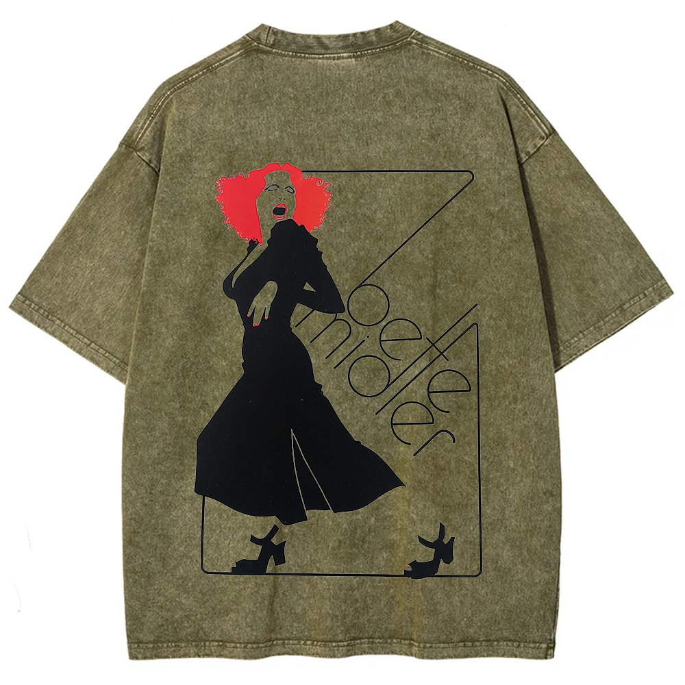 Bette Midler Singer Vintage Washed T-Shirt